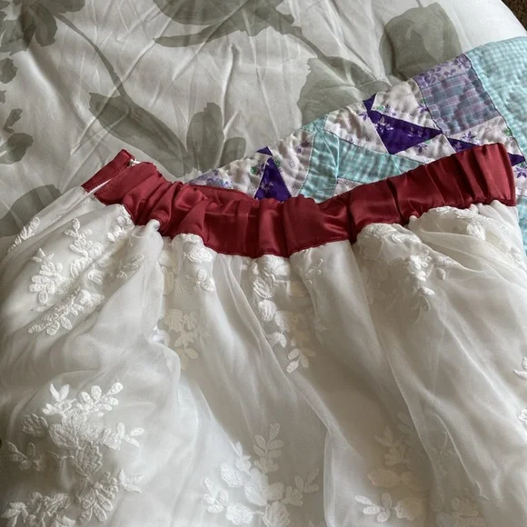 Disney Dress Shop Mary Poppins Midi Bow Skirt UK Epcot Pavilion Size S - Picture 3 of 4